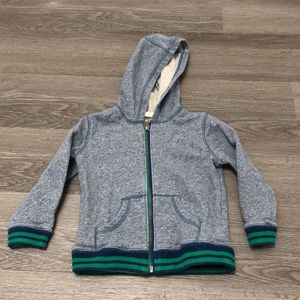 Tucker + Tate Boys blue and green hooded sweatshirt- size 24 months
